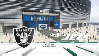 Madden NFL 26 - Las Vegas Raiders (5-2) Vs New York Jets (3-5) PS5 Week 8 (Madden 27 Rosters)