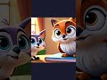 Ollie Baykuş ve Pip Tilki ile Şekilleri Öğreniyoruz — Kütüphane Macerası #3 #Shorts