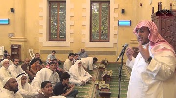 هيا لننطلق .... كلمة رائعة || القارئ عبدالله السليمان || 1435/8/11هـ HD
