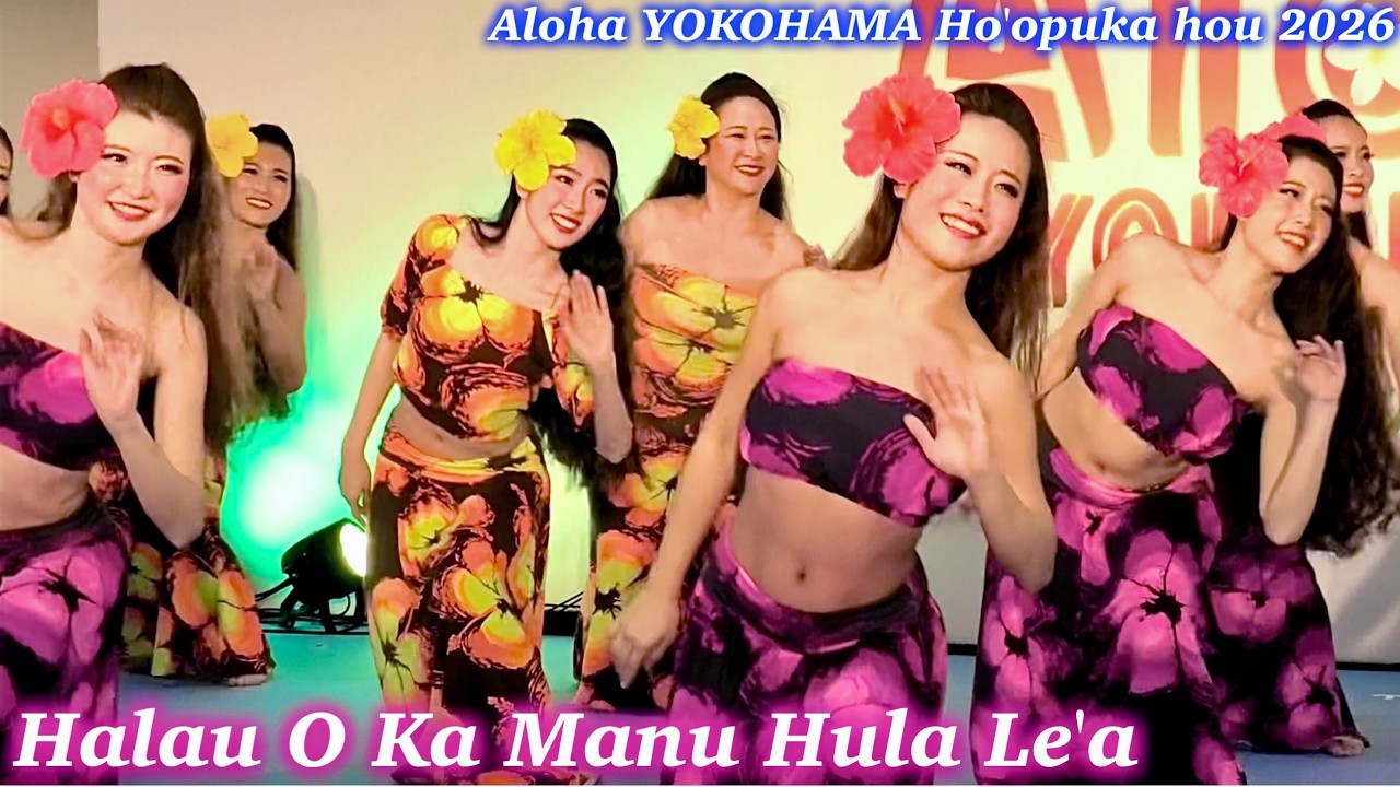【フラ@横浜③】美人だらけの流れるような美フラに酔いしれた♡ / ハラウオカマヌフラレアさん / アロハヨコハマ ホオプカホウ2026 / Japanese Hula