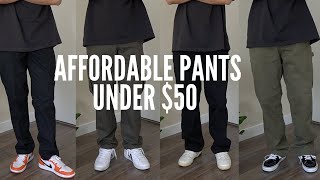 BUDGET FRIENDLY PANTS UNDER $50! || DICKIES,CARHARTS & CARGOS.