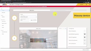 Configuration tutorial: AXIS 3D People Counter - multiple devices