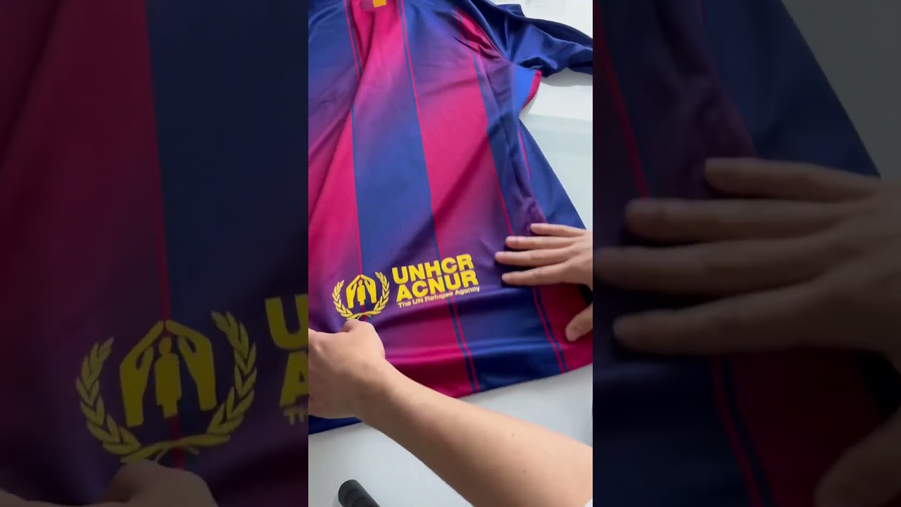 NEW FC BARCELONA 25-26 HOME JERSEY FAN VERSION LONGSLEEVE UNBOXING 