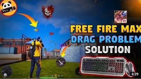 How To Solve Free Fire Max Drag Problem 😮 Panda Mouse Pro ⌨️🖱️ Play Free Fire Keyboard mouse
