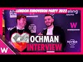 Ochman - &quot;River&quot; (Poland 2022) INTERVIEW @ London Eurovision Party 2022