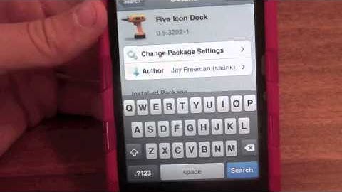 how to get five icon dock for the ipod touch/ iphone/ ipad