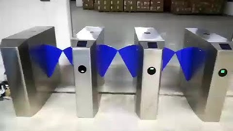 Best Quality Promotional Flap Turnstile Ticket System Flap Barrier Gate for Office Building Entrance