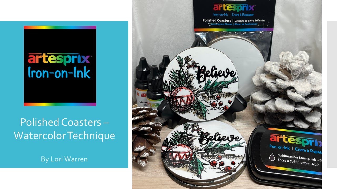 Artesprix Sublimation Stamp Pads and Ink Refills