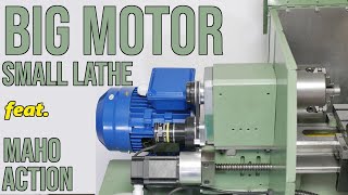 Big Motor / Small lathe - CNC'ing the 7x12 Mini Lathe - Episode 32 || RotarySMP