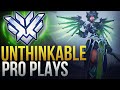 PROS MAKE UNTHINKABLE PLAYS - Overwatch Montage