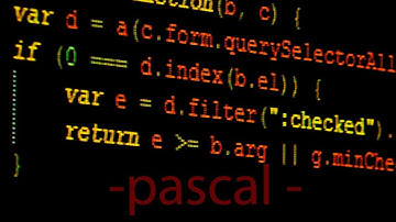 تعلم الباسكال PASCAL الحلقة 4 المتغيرات