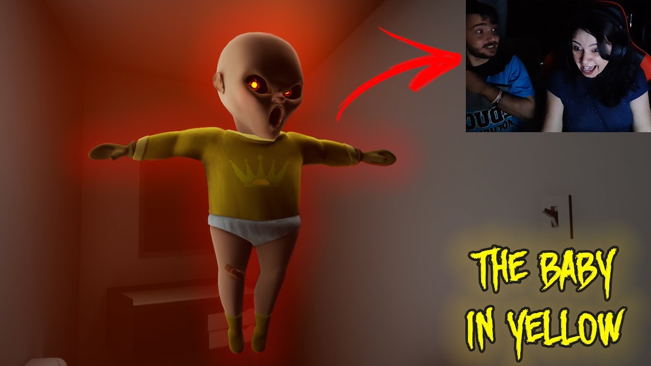 COLOQUEI MINHA TIA PARA JOGAR THE BABY IN YELLOW Full Gameplay YouTube