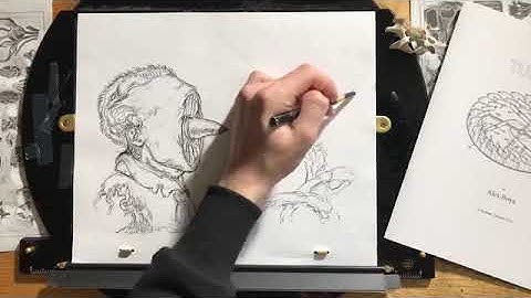 Rise of the Aerodynamic Man – Hand-Drawn Concept Art Process #timelapse #walkingbread