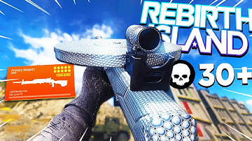 The DP27 *3 SHOTS*  on REBIRTH ISLAND! 34 KILLS (BEST DP27 CLASS WARZONE)