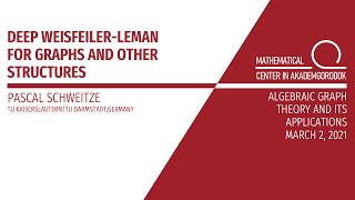 Pascal Schweitzer, Deep Weisfeiler-Leman for graphs and other structures