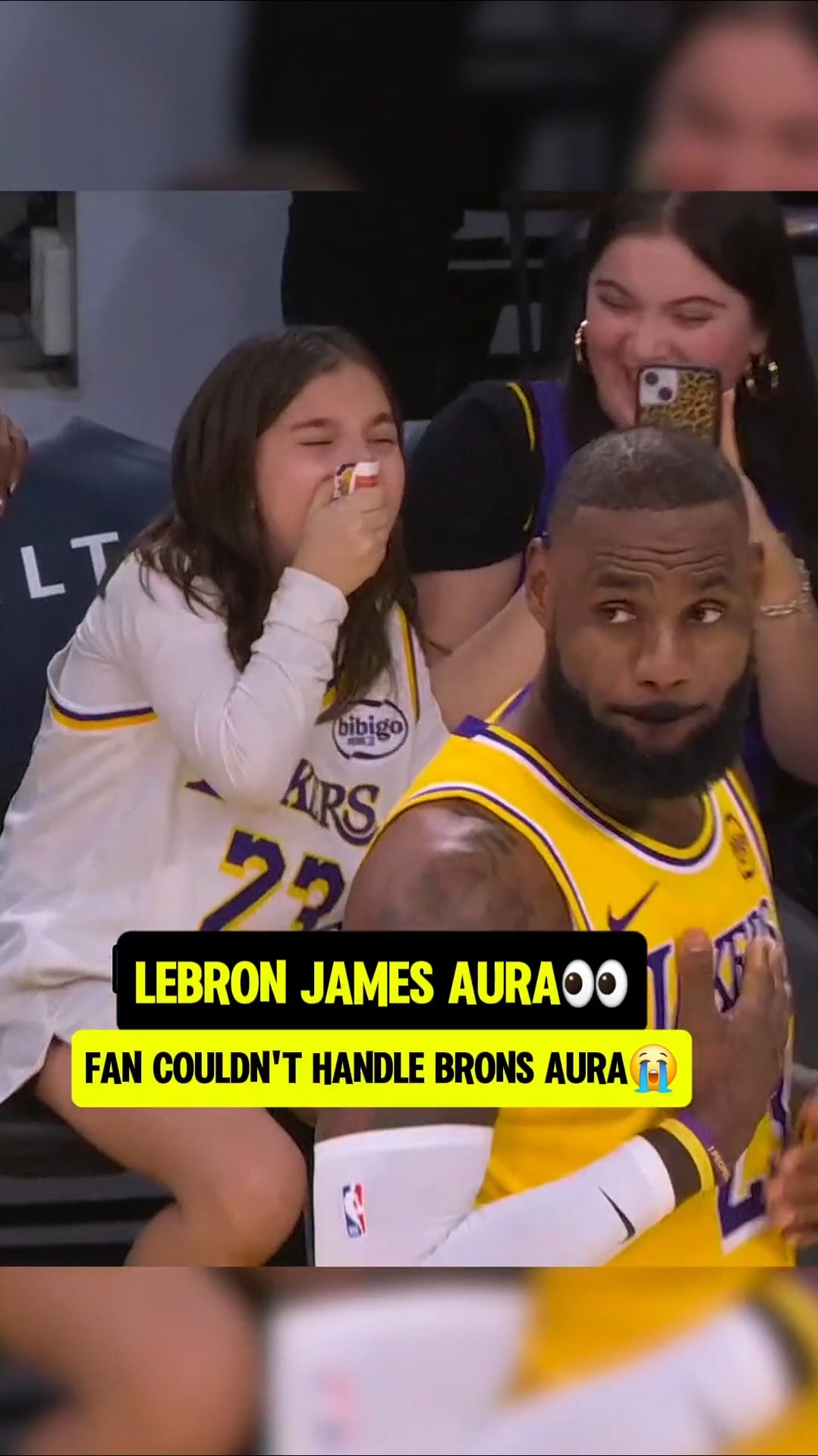 LeBron James made this fan cry?