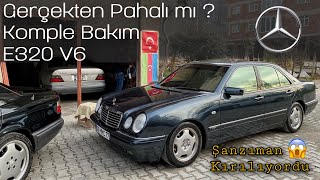 W210 E320 V6’nın Tüm Yağ Filtre Bakımlarını Yaptık Maliyeti Ne Oldu ? / Servis Bakımı Sıfırlama