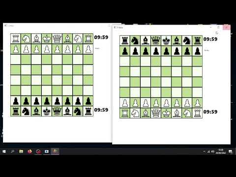 Chess - C# - Client + Server Application and MySQL connection - YouTube