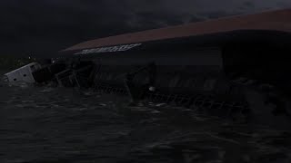 MV Rocknes - Sinking Animation