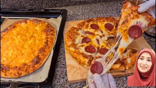 بمكونات من بيتك قومي و فرحي ولادك مع أطيب بيتزا Pizza at home