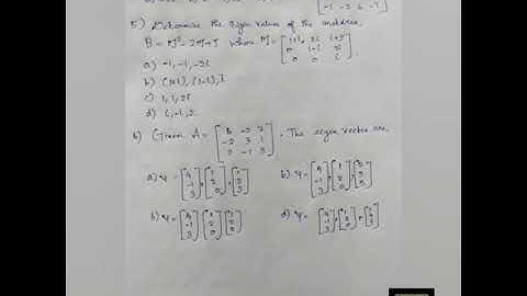 Problems in Linear Algebra| For concepts refer videos in playlist MASTERING MMP