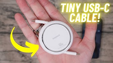 Baseus RETRACTABLE 100W USB-C Cable! // BEST Travel USB-C Cable?