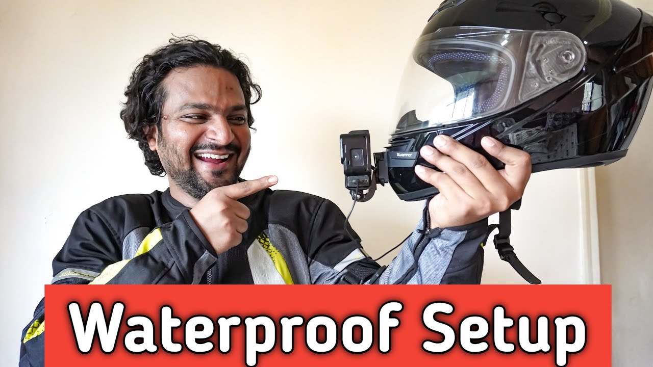 आता पावसात माईक वापरता येईल How to Mount Action Camera on Helmet My