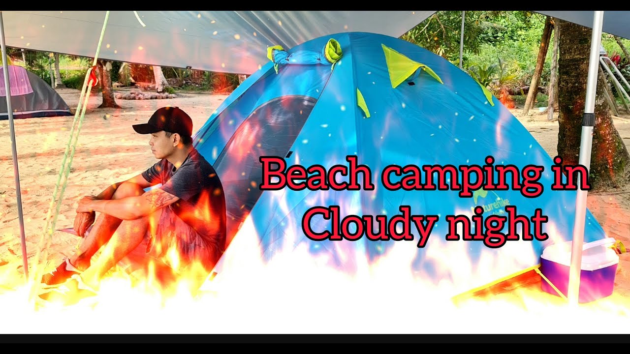 CAMPING AT ANDONG BEACH CAMPGROUND AT SANTUBONG#notsolocamping #beachcamping #relaxing #campinglife