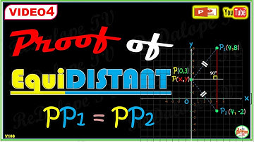 PROOF OF EQUIDISTANT (Rectangular Coordinate) Video4 (ReDalope TV)