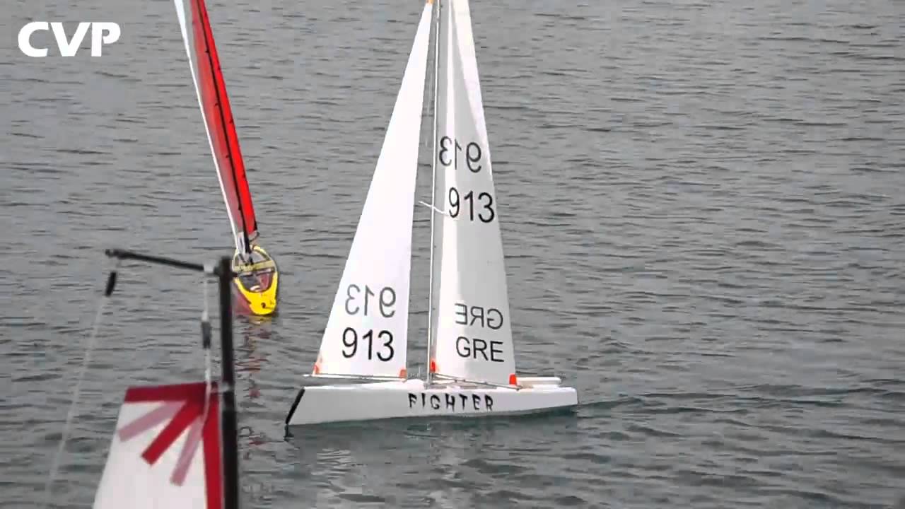 Rc sailboat IOM "Fighter" - YouTube