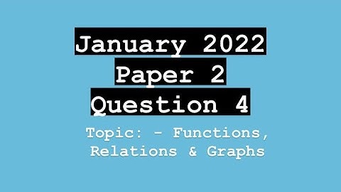 CXC (CSEC) Math Paper 2 | January 2022  Question 4