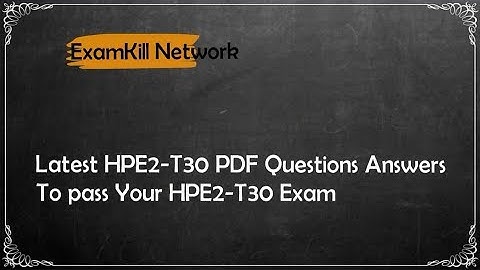 24/7 Customer Support Service of HPE2-T30 Exam Dumps 2018