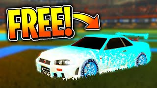 Rocket League How To Get NISSAN SKYLINE For FREE!