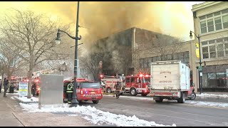 Buffalo firefighter killed in fouralarm fire on Main Street