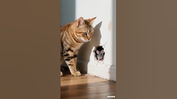 Schocking! The cat catching rat😫！#shorts #tabbycat #trap #funnycats #猫
