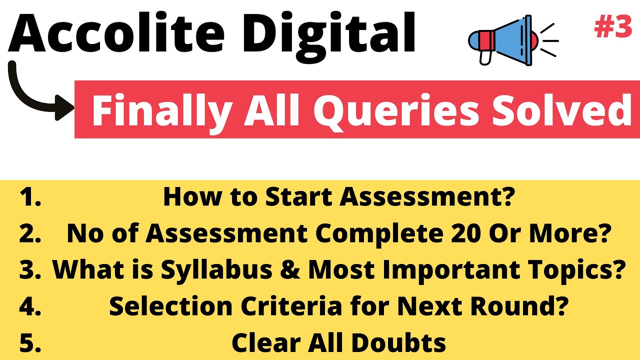 Accolite Digital Hiring Challenge All Queries Solved | PART-3 | Last ...