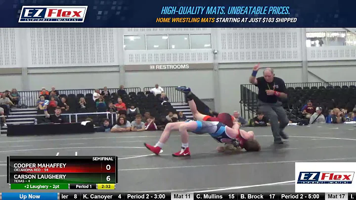 Mat 1 106 Cooper Mahaffey Oklahoma Red Vs Carson L...