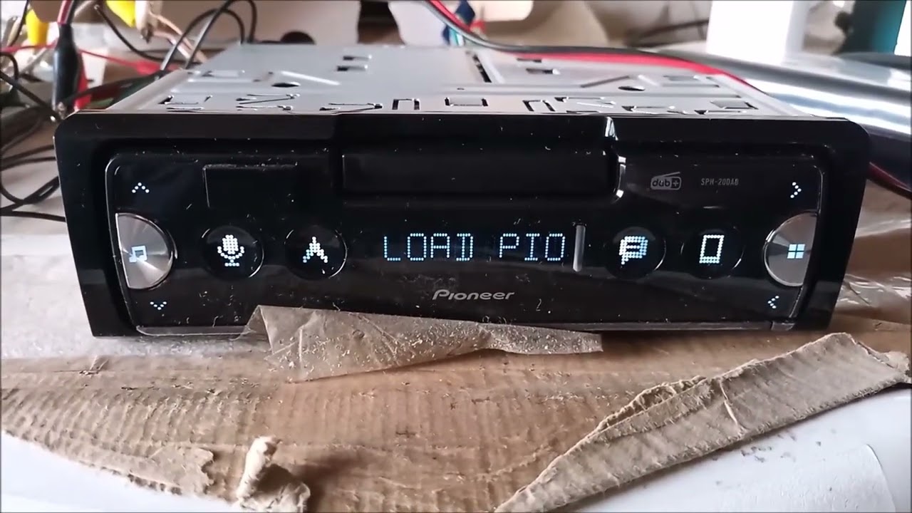 Pioneer SPH-20DAB 1DIN Autoradio mit RDS und DAB+, Bluetooth,  USB für MP3, WMA, WAV, FLAC