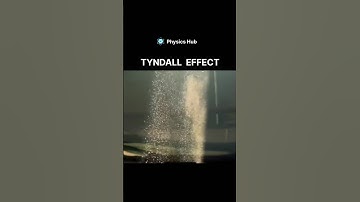 The magic of light scattering — Tyndall Effect in action! #Tyndall effect #lightscattering #colloid
