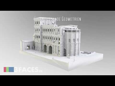 3D Scan Porta Nigra & Pfalzgrafenstein: 3D Visualisierung Ergebnisse