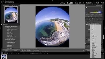 Lens Correction & Straight Horrizon For Parrot Bebop 2 DNG Image