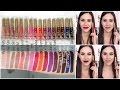 Too Faced Melted Matte Lipstick | Review + Lip Swatches | 16 Shades