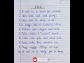 10 Lines Essay On Cat In English