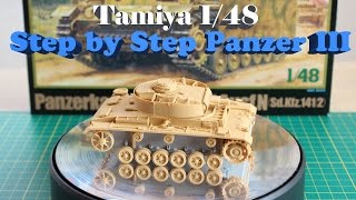 Tamiya 1/48 Ww2 German Panzer III Ausf N Tank Plastic Model Kit # 32543 for sale online