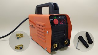 مراجعة ماكينة اللحام الصغيرة و المحمولة للورشة او كراج المنزل ZX7-250 Mini Electric Welding Machine