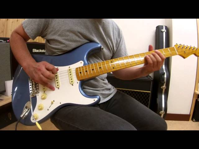 Fender Japan ST57-TX Lake Placid Blue Mod.Clean - YouTube