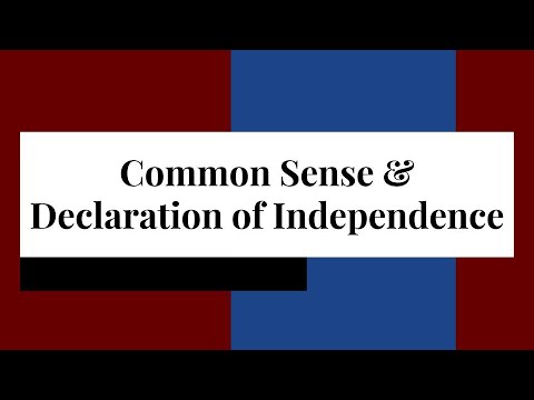 Common Sense & Declaration of Independence - YouTube
