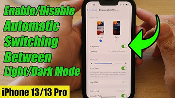 iPhone 13/13 Pro: How to Enable/Disable Automatic Switching Between Light/Dark Mode