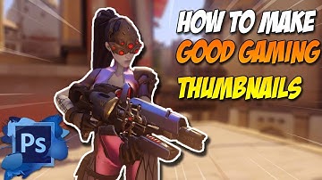 HOW TO MAKE A GAMING THUMBNAIL ON PHOTOSHOP CS6/CC W/ FACECAM