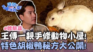 王傳一親手修補動物小屋！特色料理胡椒鴨秘方大公開 ... 